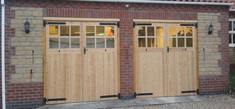 Side Hinged Wooden Garage Doors Stouffville